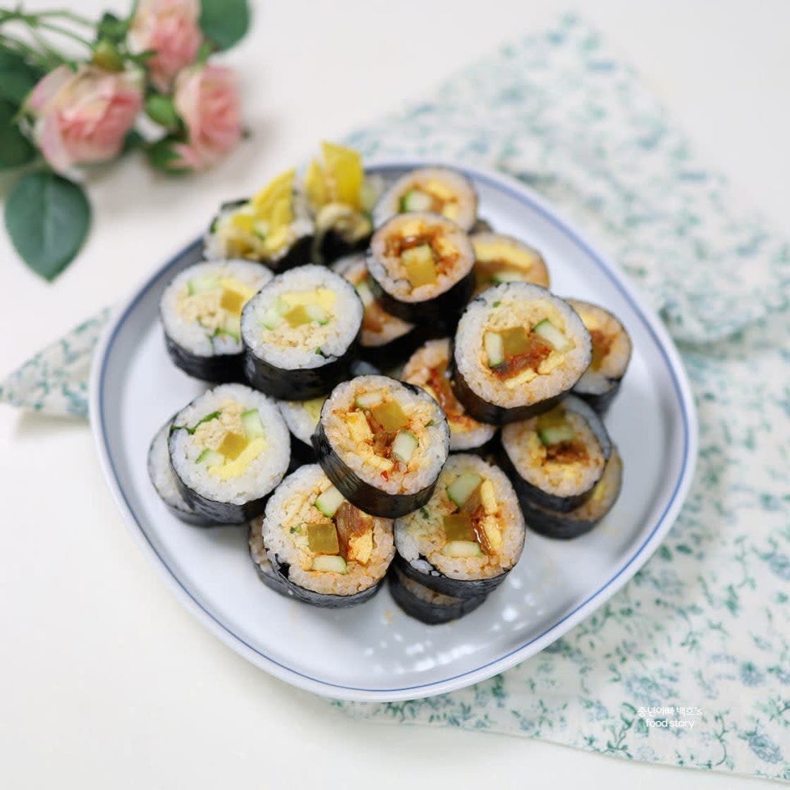 볶은 묵은지김밥