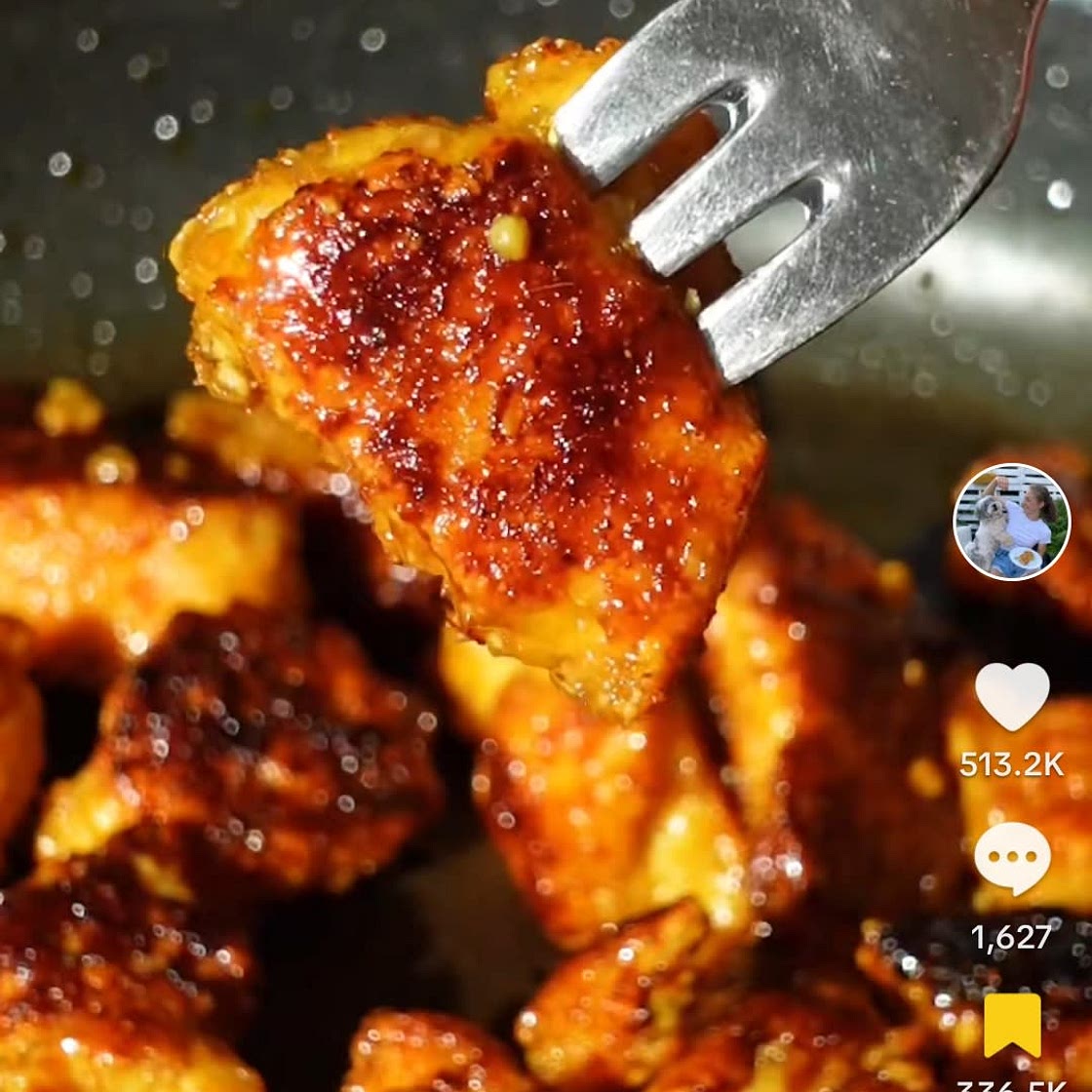 Golden tofu bites
