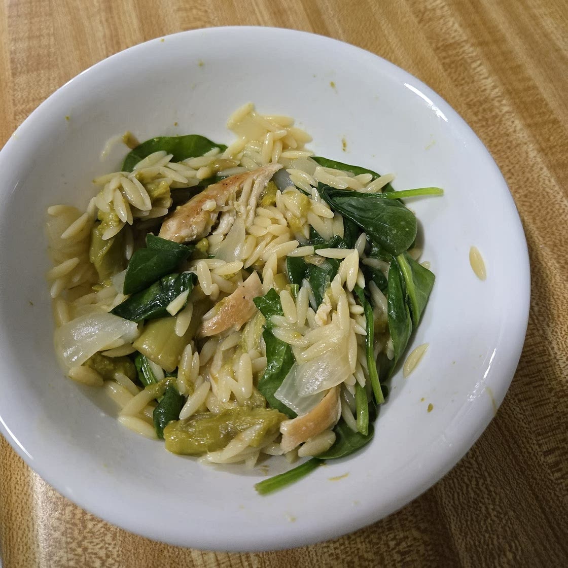 Lemon Chicken Orzo Pasta