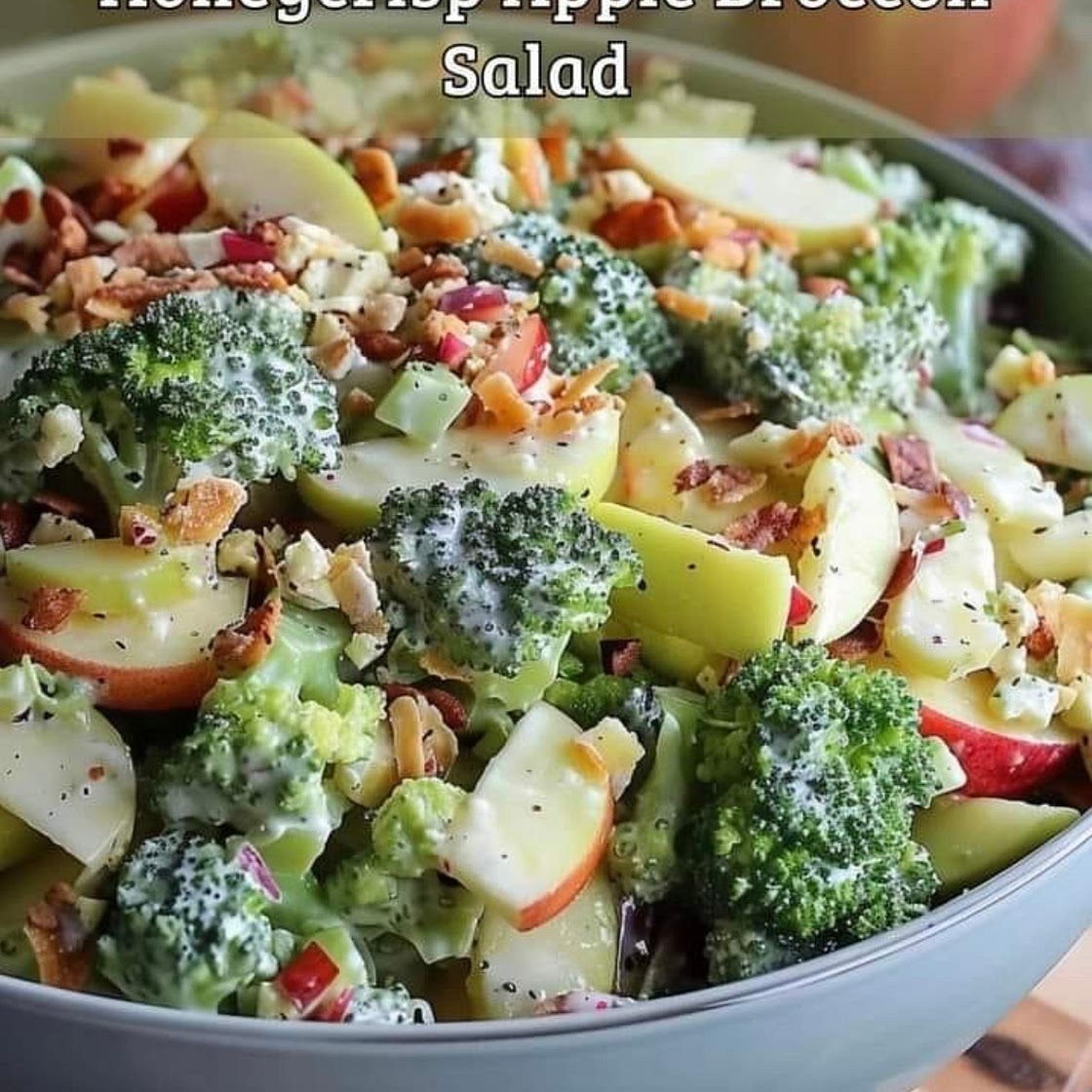 Salade de brocoli et pomme
