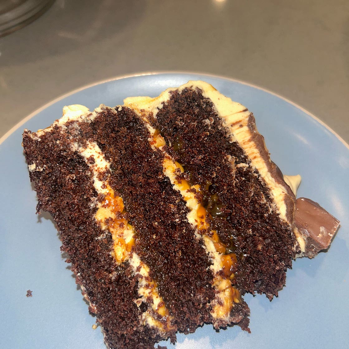 Chocolate Snickers Cake