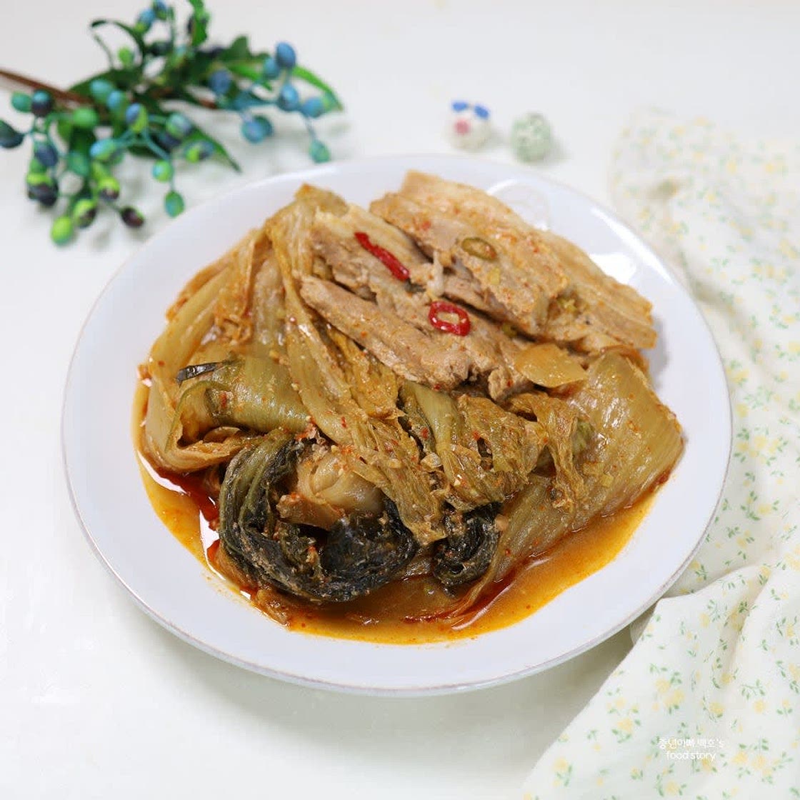 백종원 묵은지 김치찜