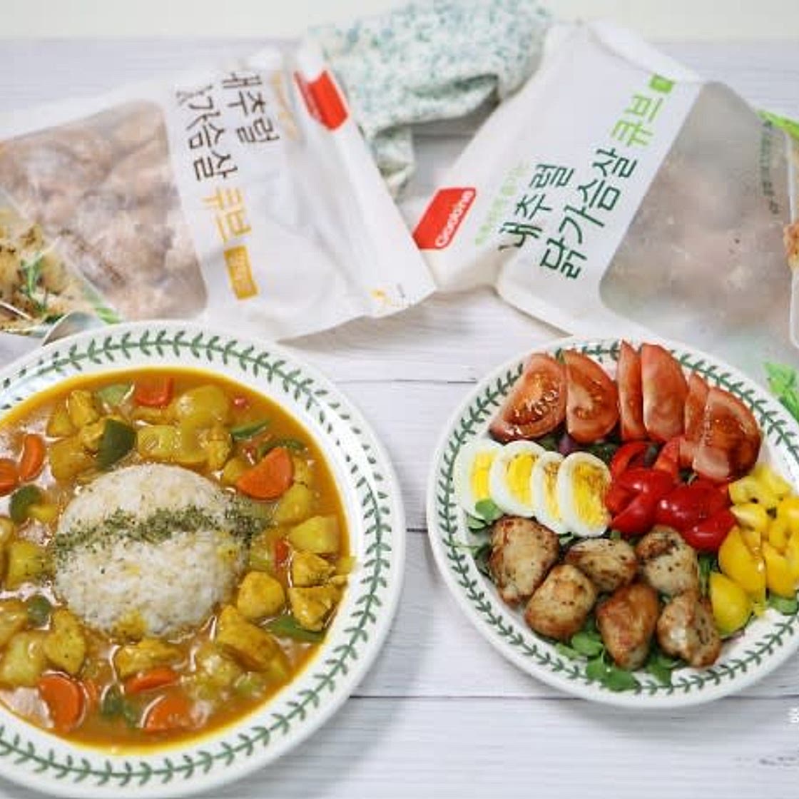 굽네몰 닭가슴살 샐러드