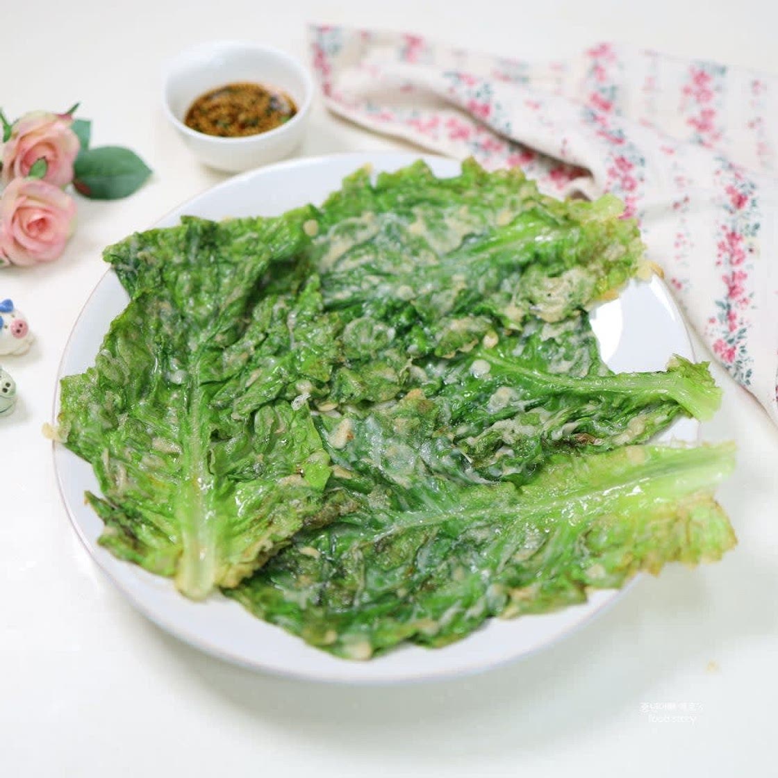 상추전 밀가루 부침개