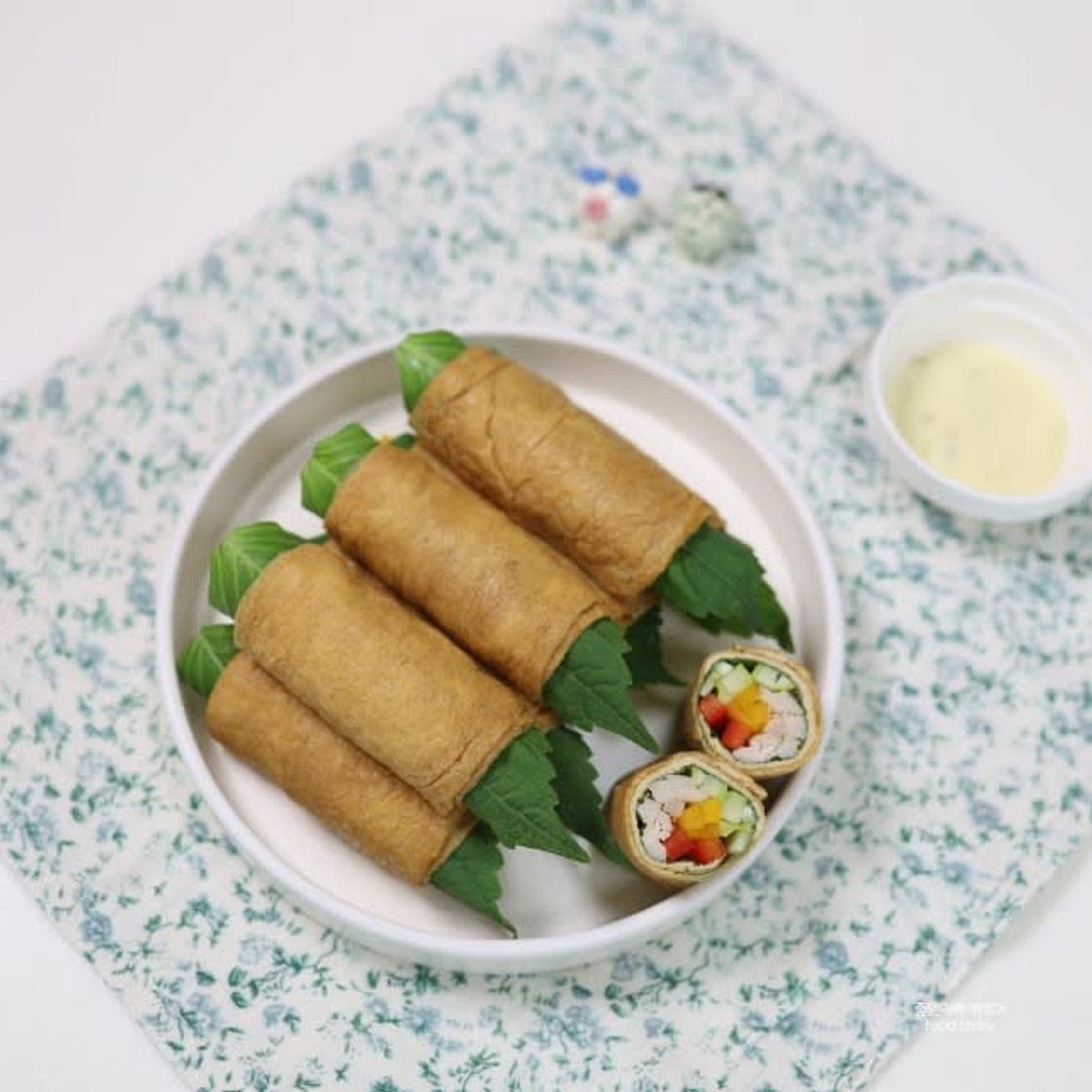 밥 없이 롤유부초밥