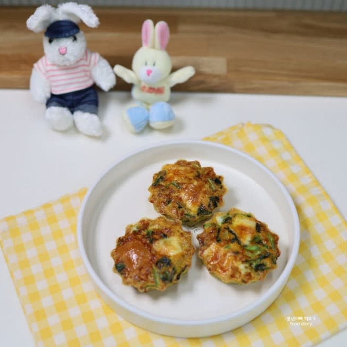 아기 시금치 프리타타