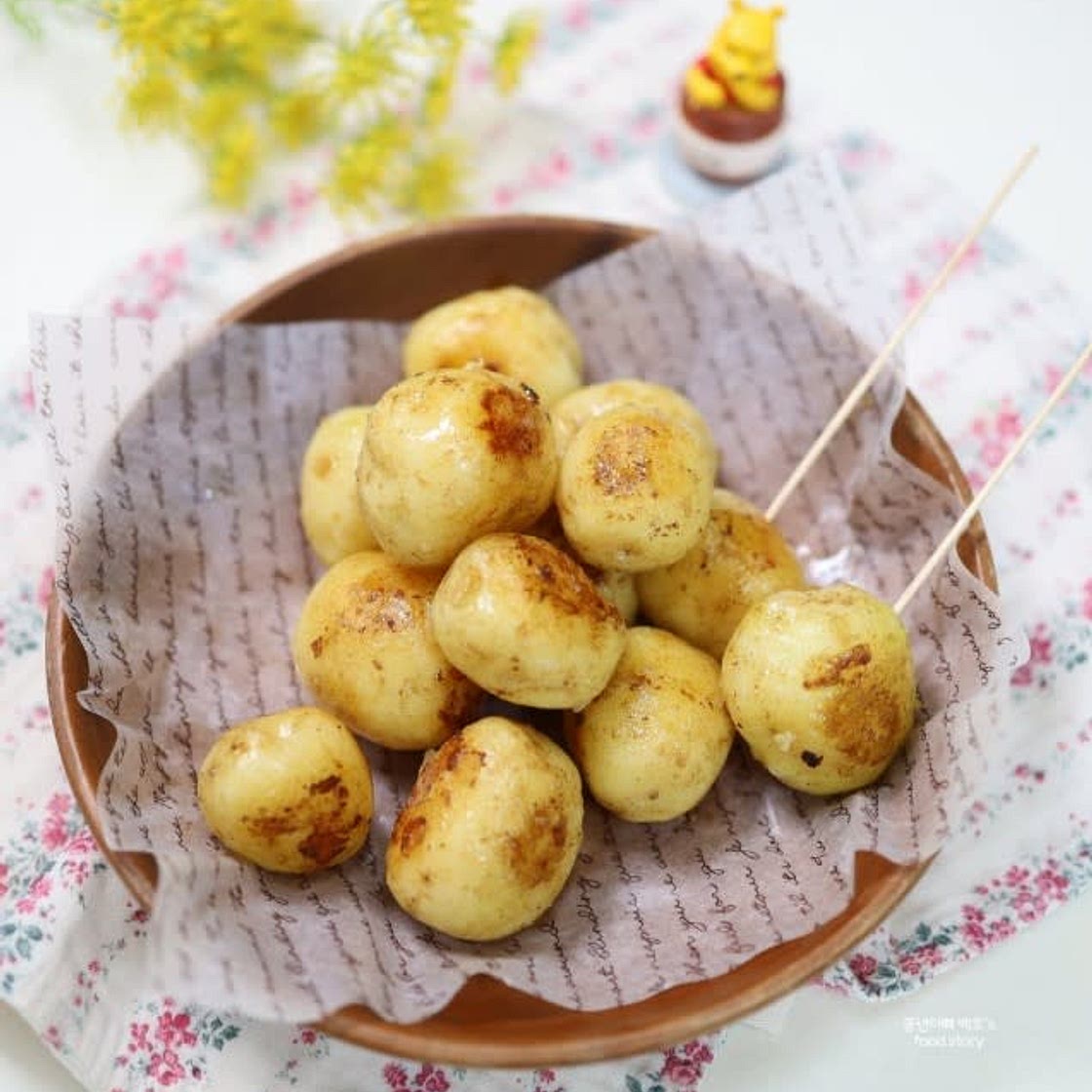 알감자 버터구이