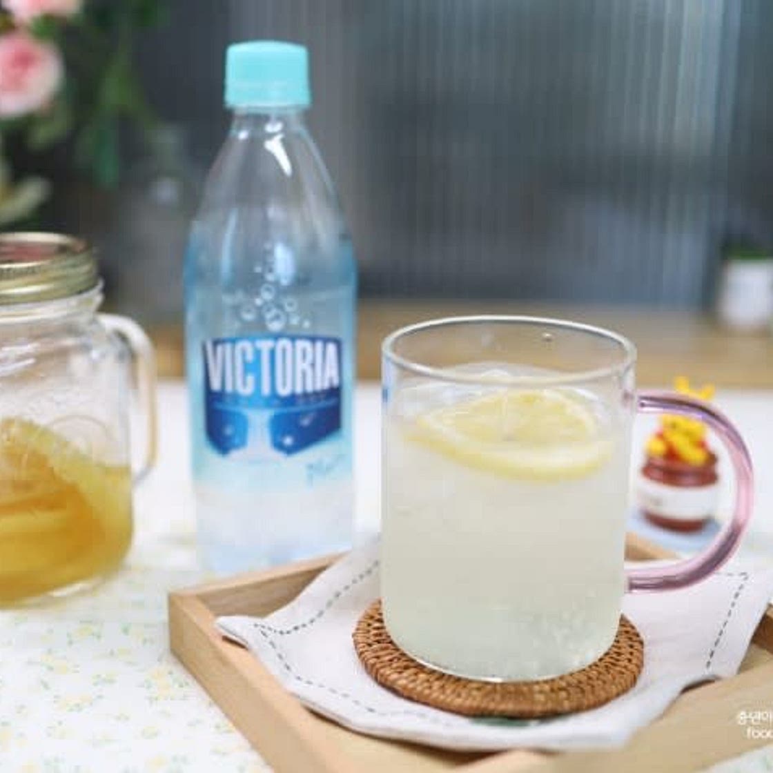 빅토리아 탄산수 플레인 레몬에이드