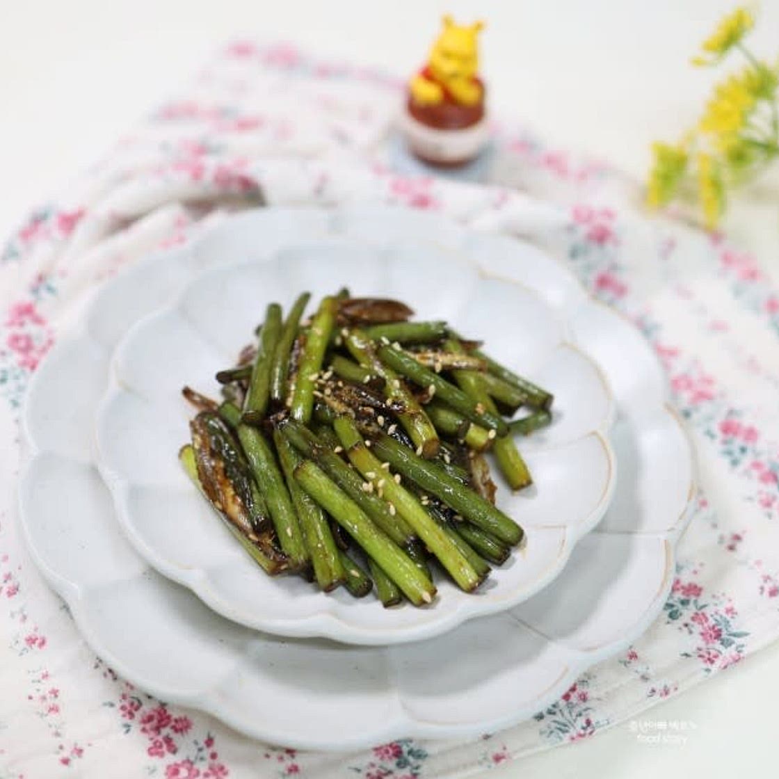 마늘쫑 멸치볶음