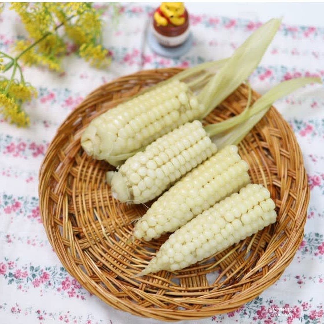 삶은 냉동옥수수 전자레인지 찌는법