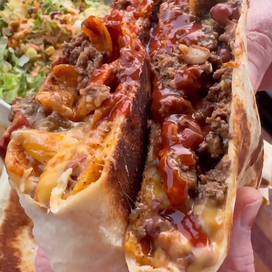 Chili Cheese Crunchwraps Cooking in the Midwest