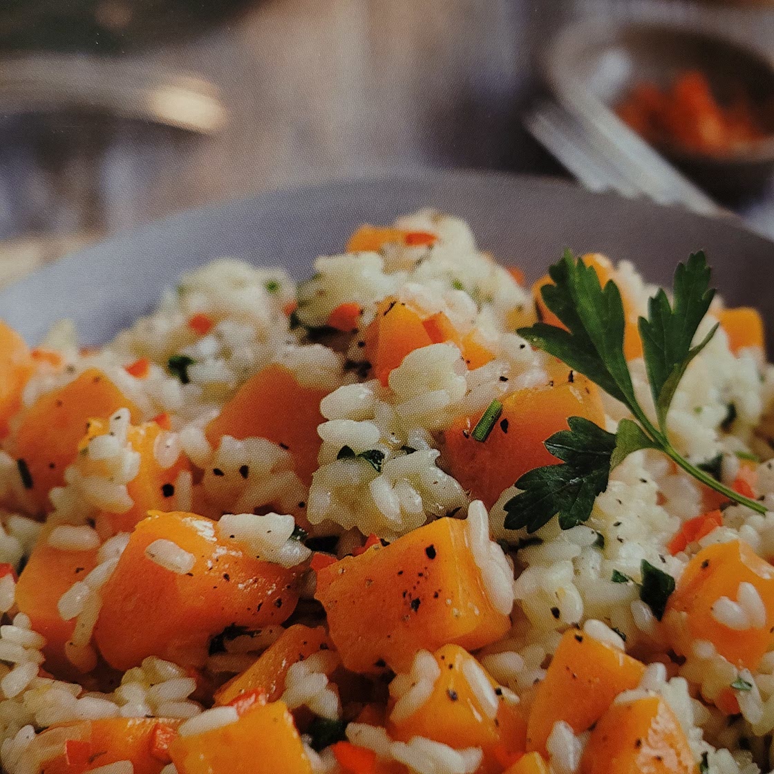 Butternut squash risotto