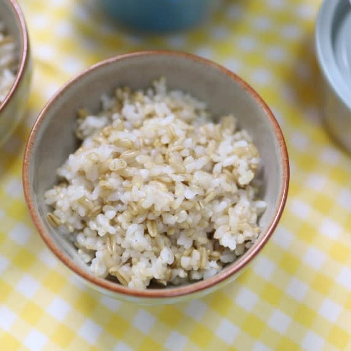 현미귀리밥짓기