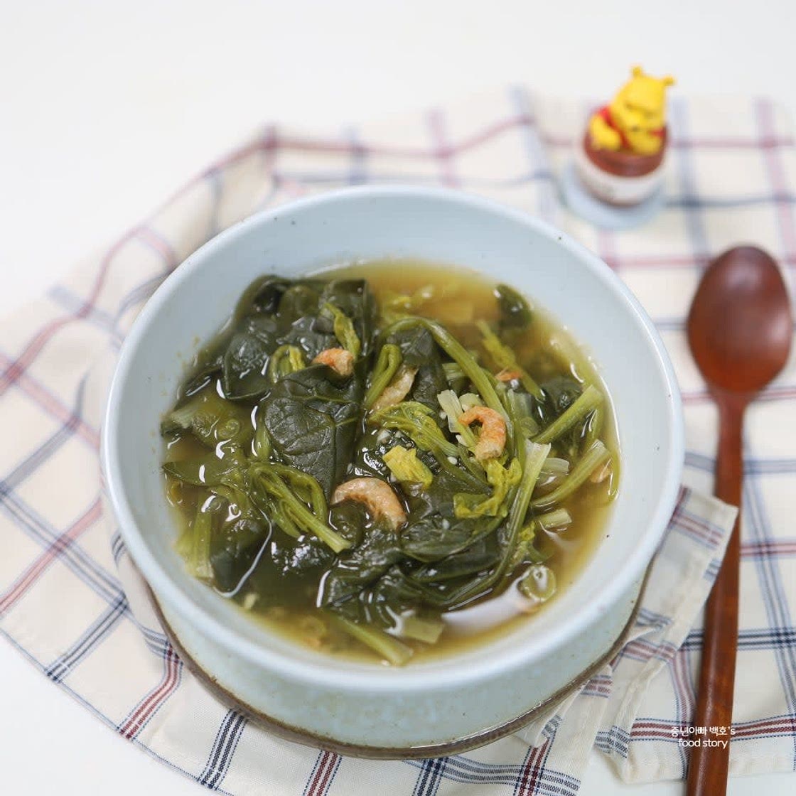 백종원 시금치된장국 끓이는법