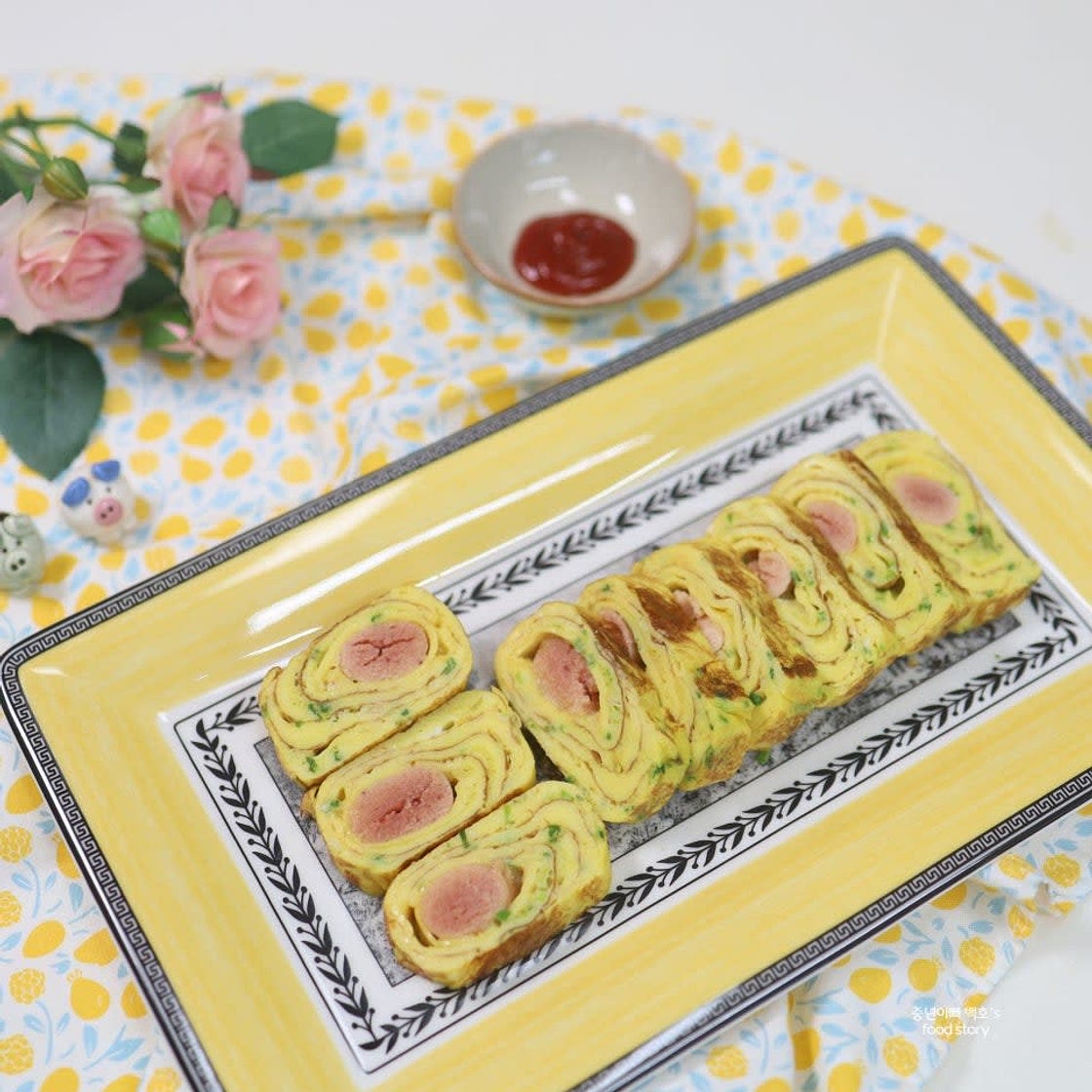 부드러운 명란계란말이