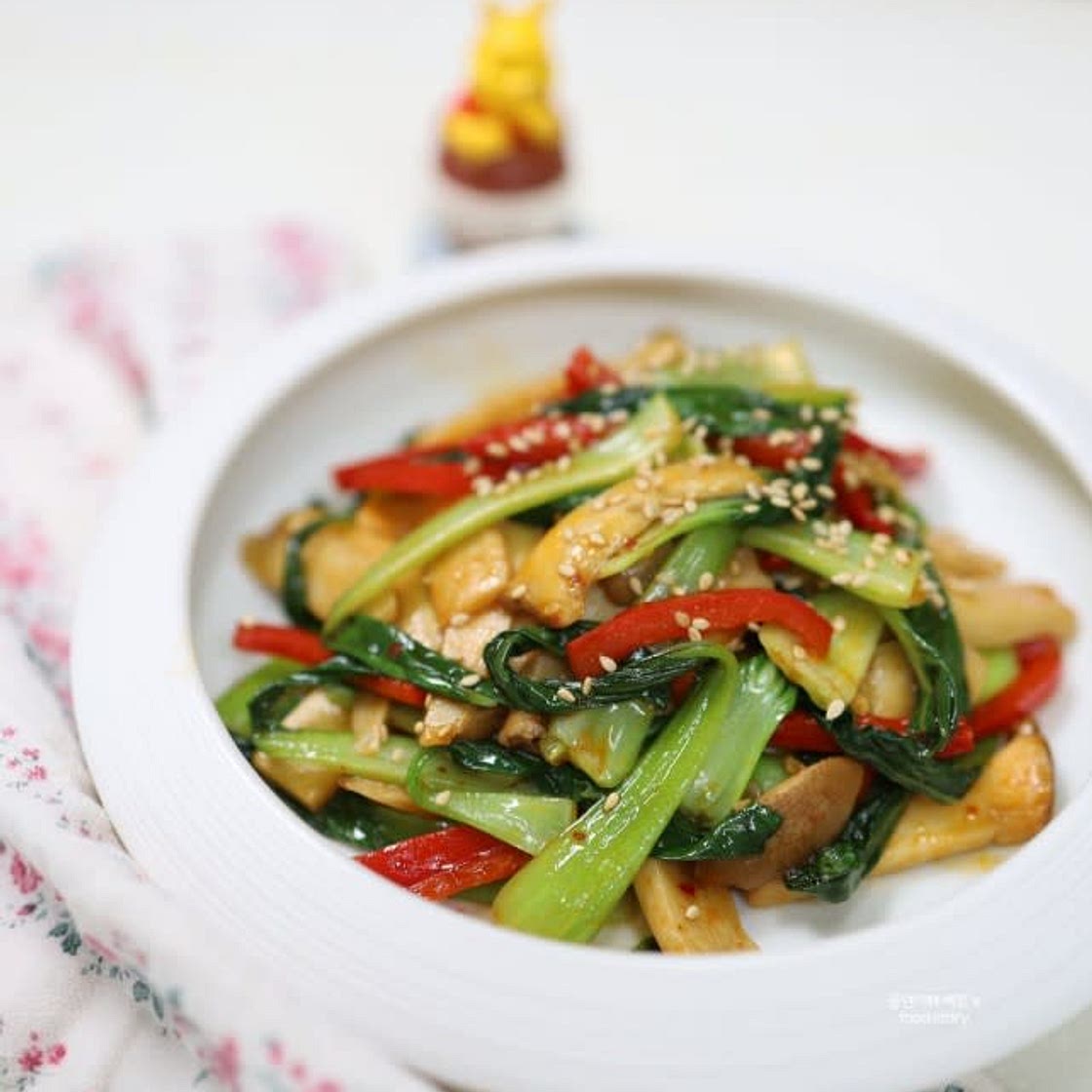 청경채 새송이버섯볶음