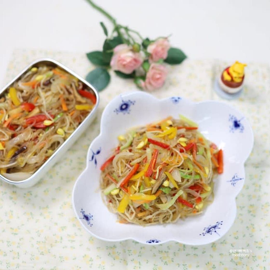 파프리카 콩나물잡채