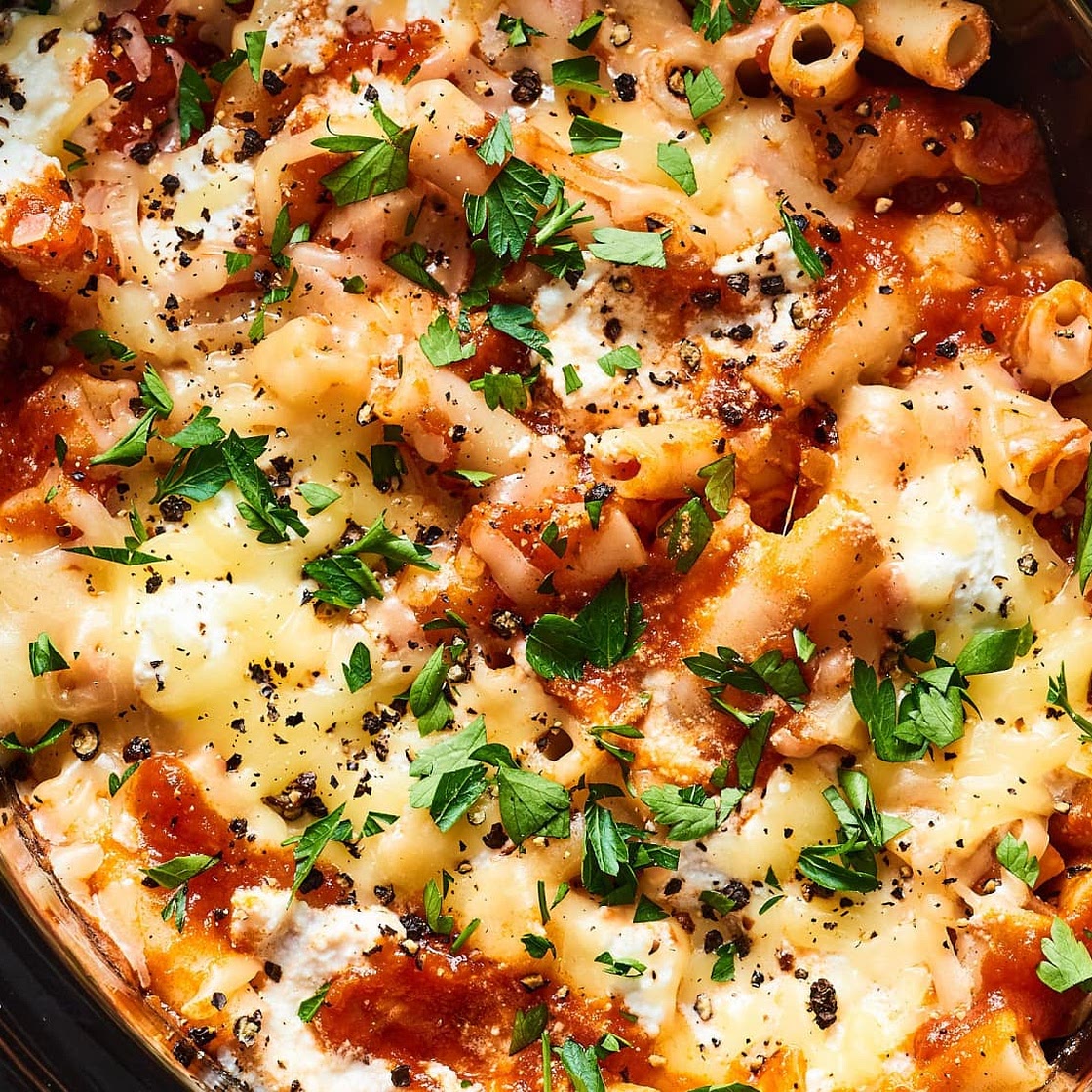 Slow Cooker Baked Ziti