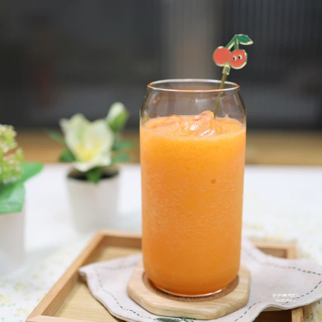 사과 당근 주스