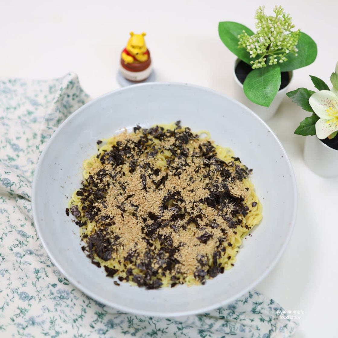 간장 들기름국수