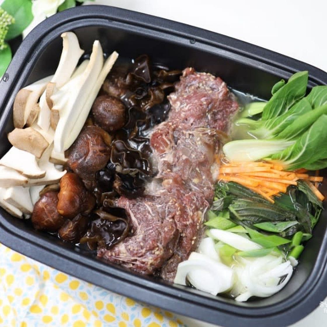 소불고기 버섯전골