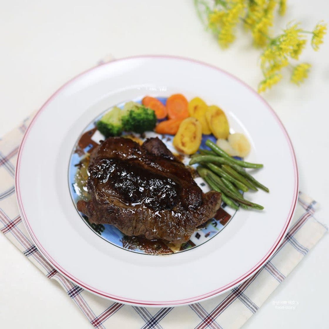 부채살 스테이크