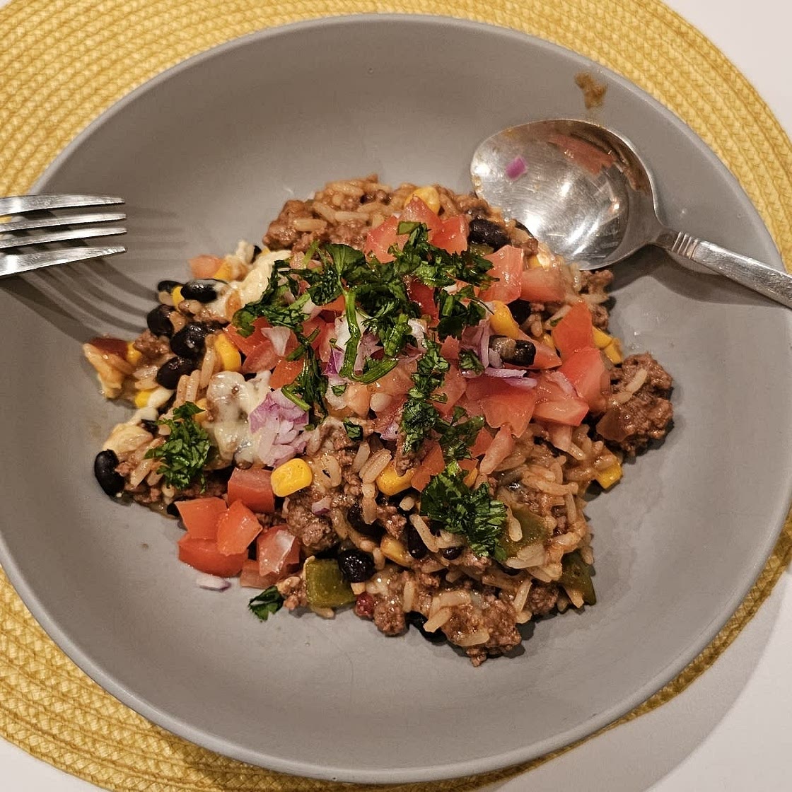 Mexican Beef And Rice Casserole