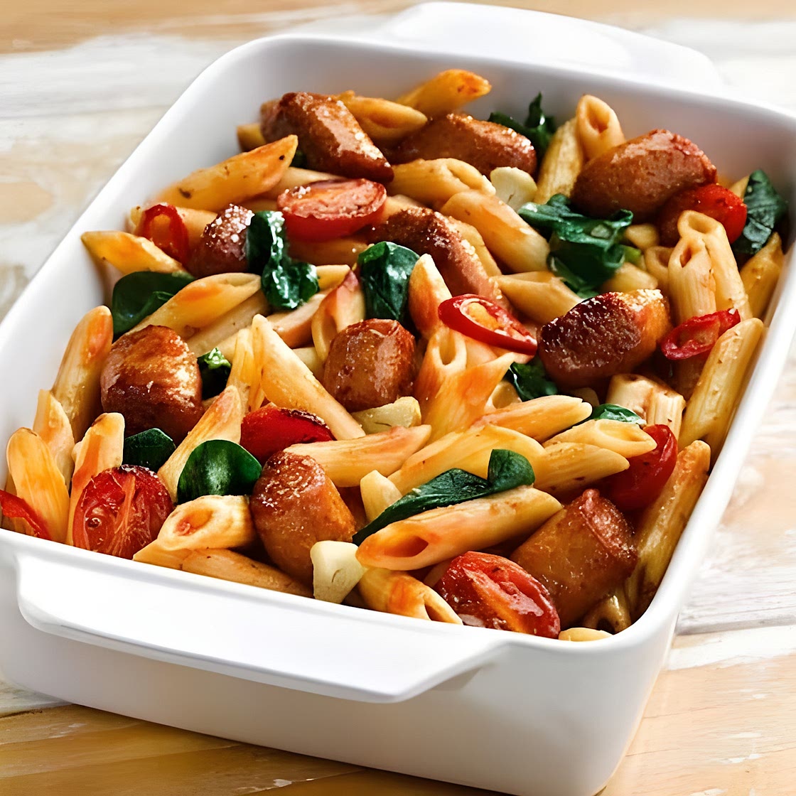 Richmond Vegan Sausage Pasta