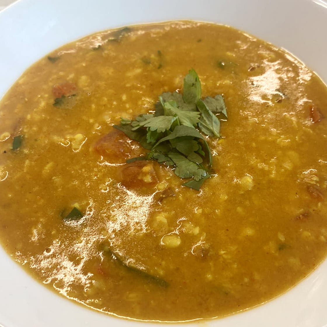 Zero oil Gujarati Urad Dal Recipe