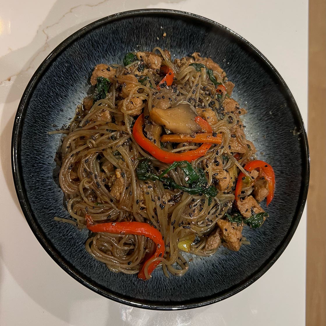 Japchae - Korean Noodles