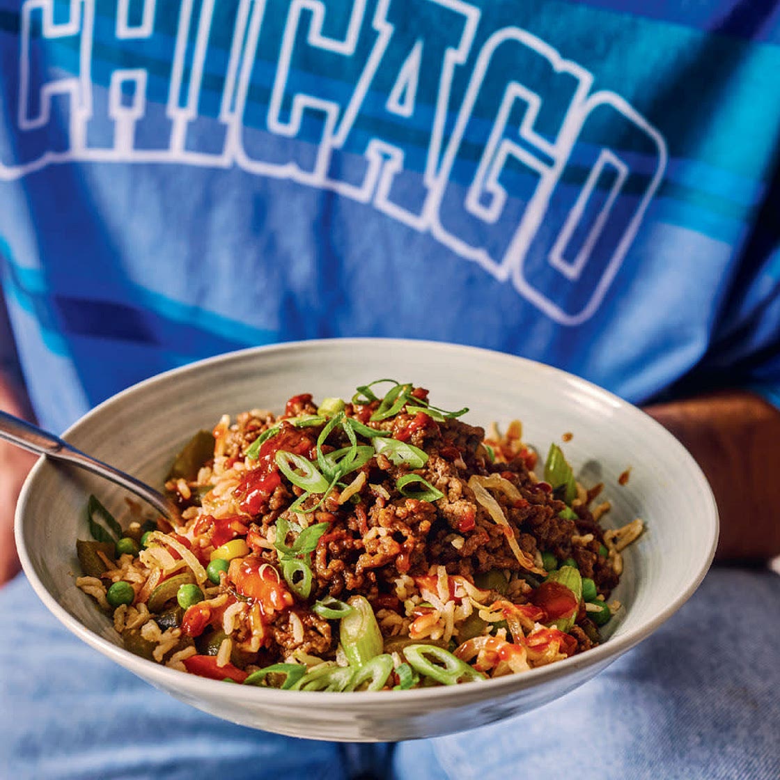 Honey BBQ Beef Fried Rice