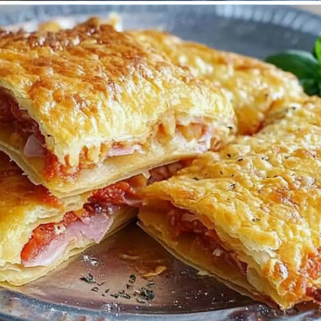 Blätterteig-Pizza-Snack