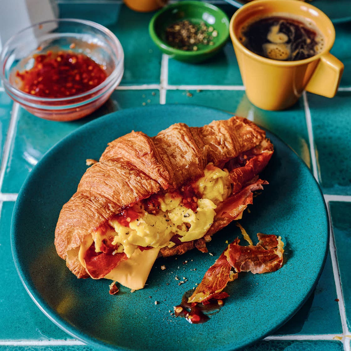 Make-ahead Breakfast Croissants