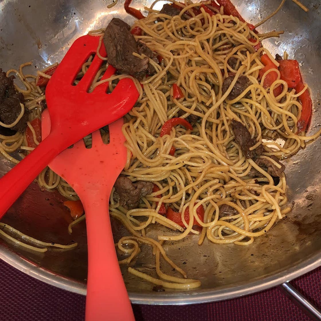Steak and Red Pepper stir fry 