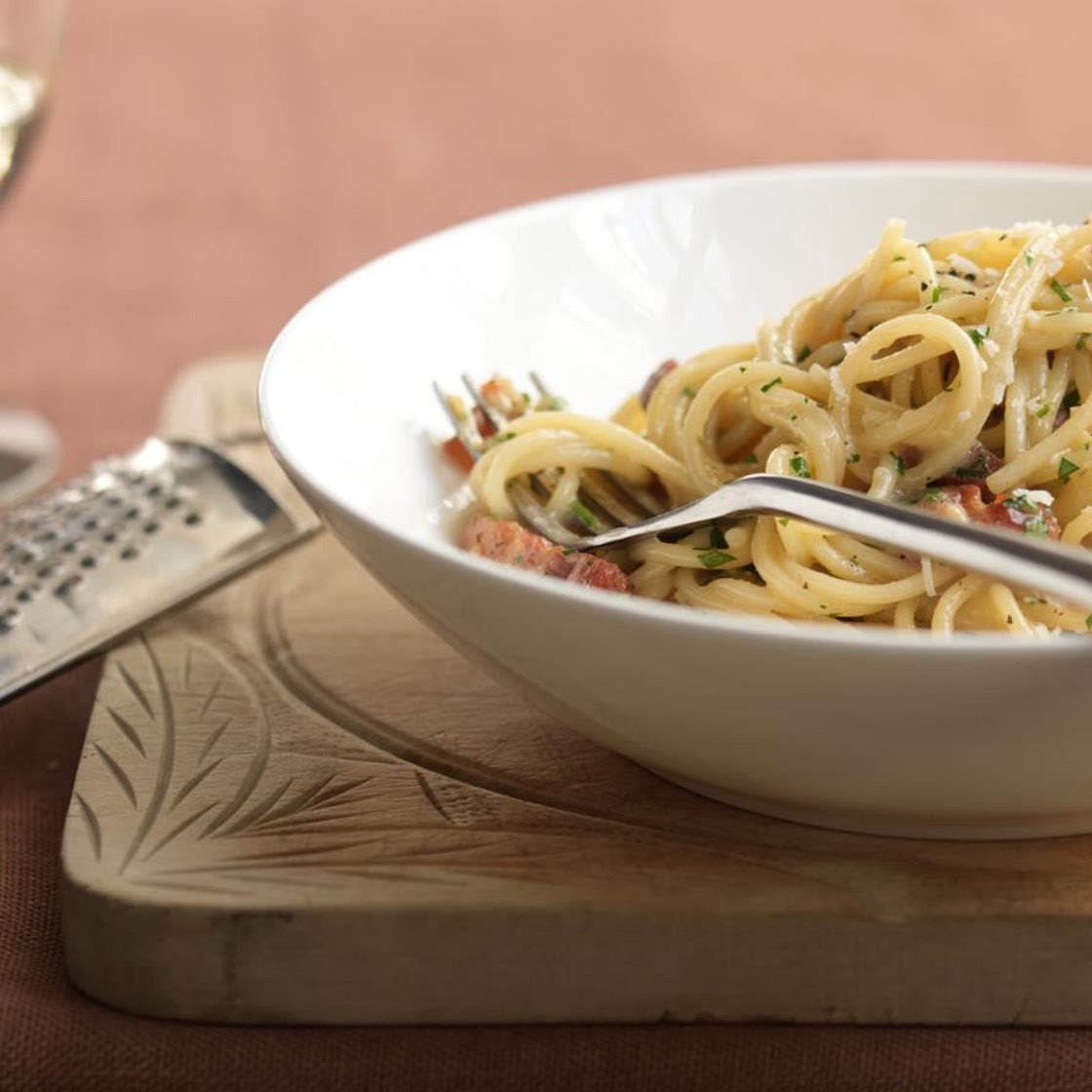 Rick Stein's spaghetti alla carbonara