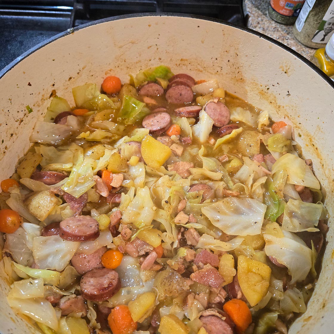 Chicken/Sausage Cabbage Soup