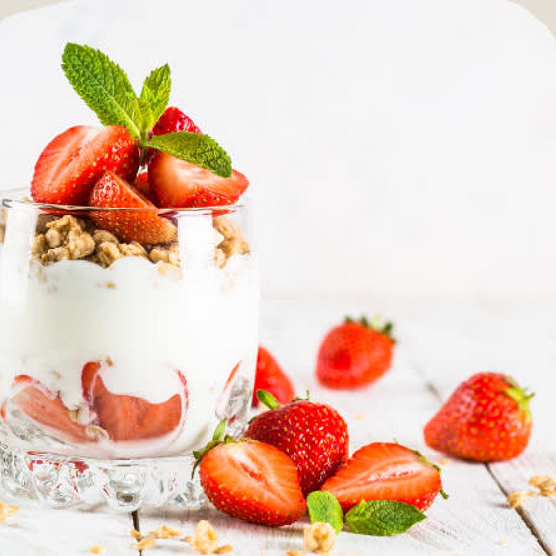 Yogur griego o queso fresco batido (día entreno)