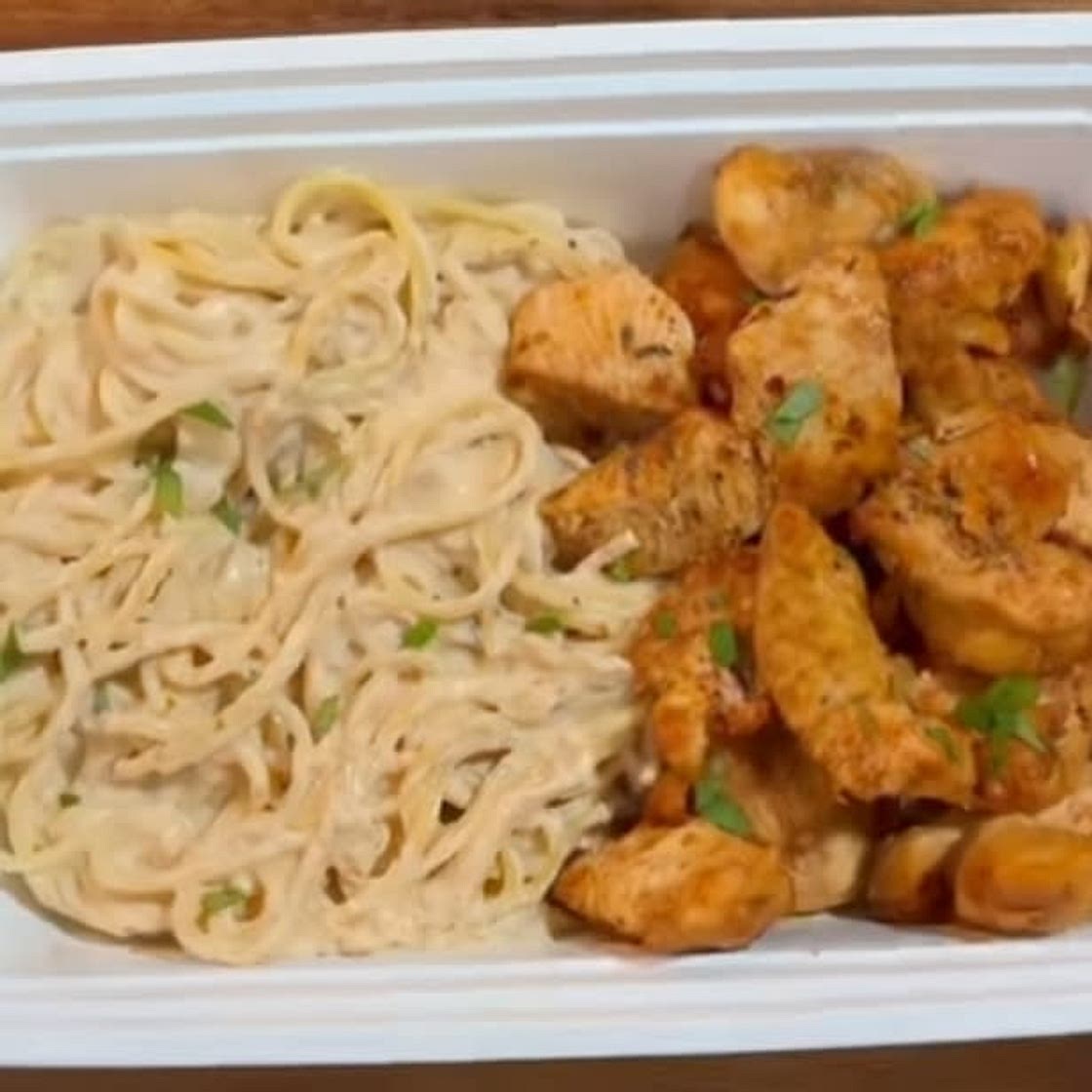 Chicken creamy pasta - no blending