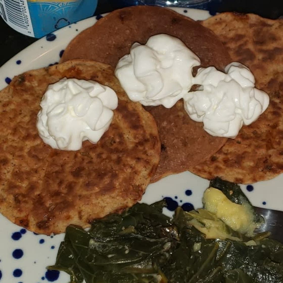 Birthday protein powder vegan pancakes