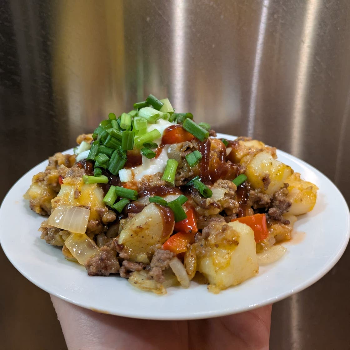 Ground Beef and Potato Skillet Recipe