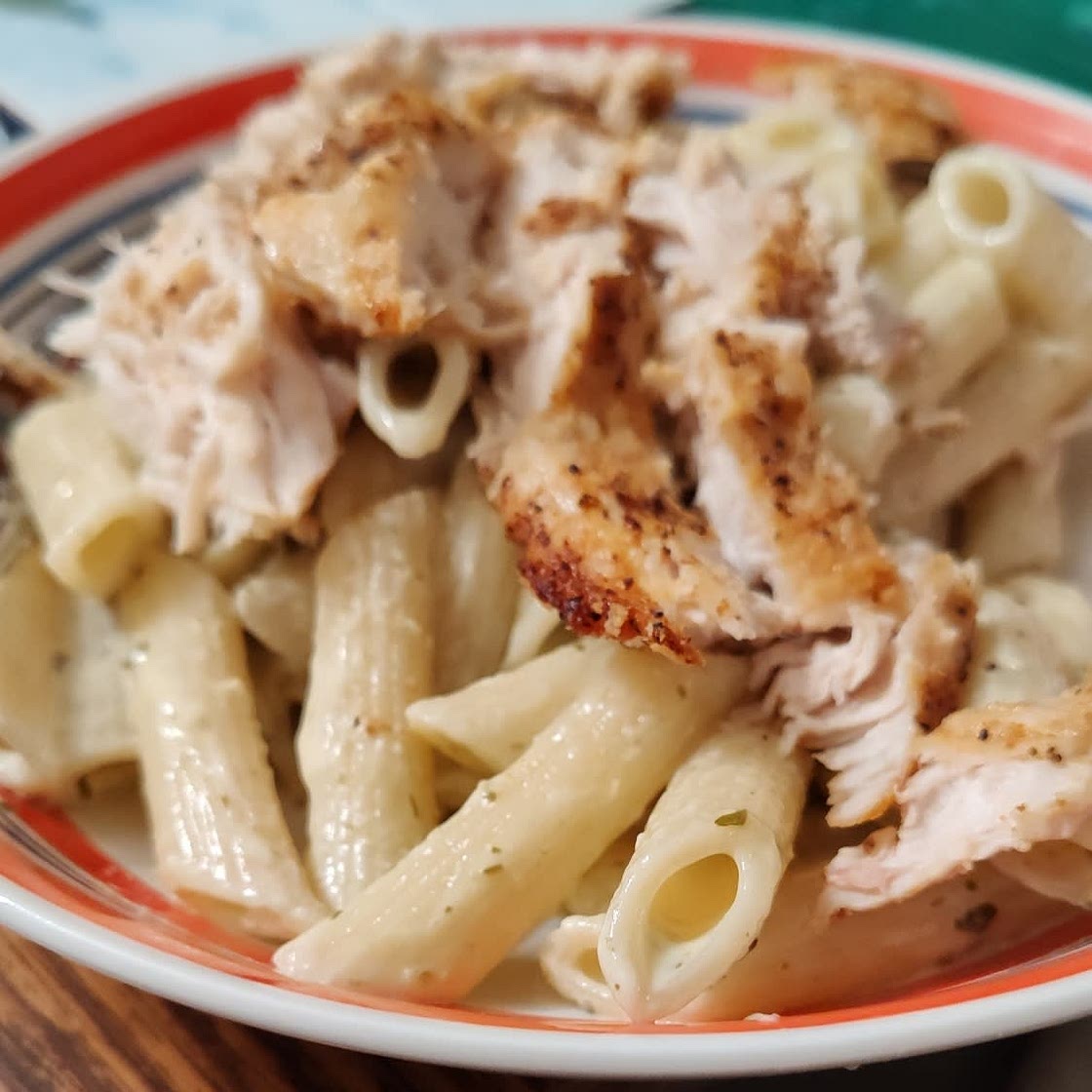 Creamy Chicken Pesto Pasta