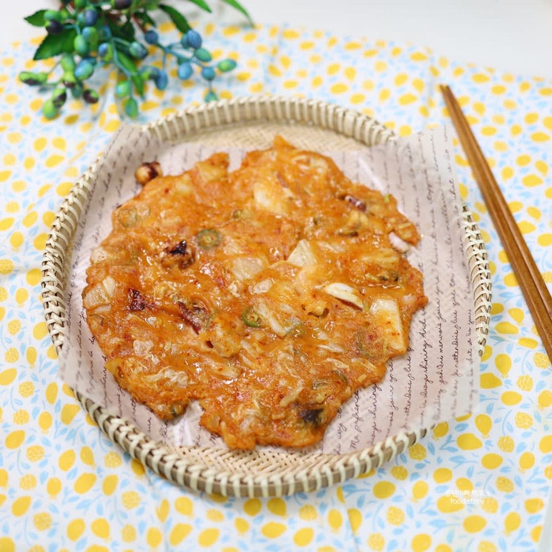 백종원 김치부침개 부침가루 반죽 해물김치전 바삭하게 만드는법