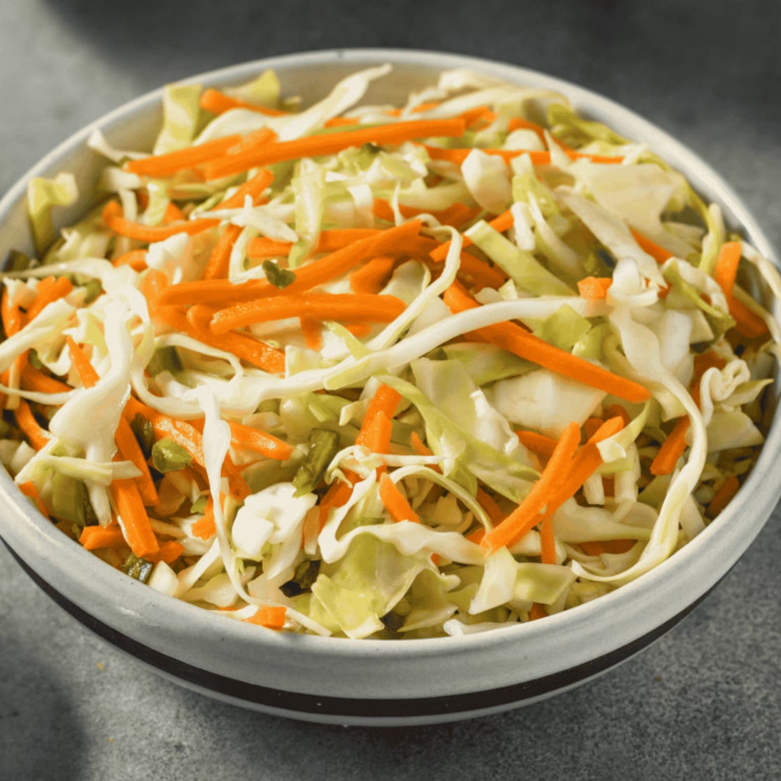 Salvadoran Pickled Cabbage Slaw