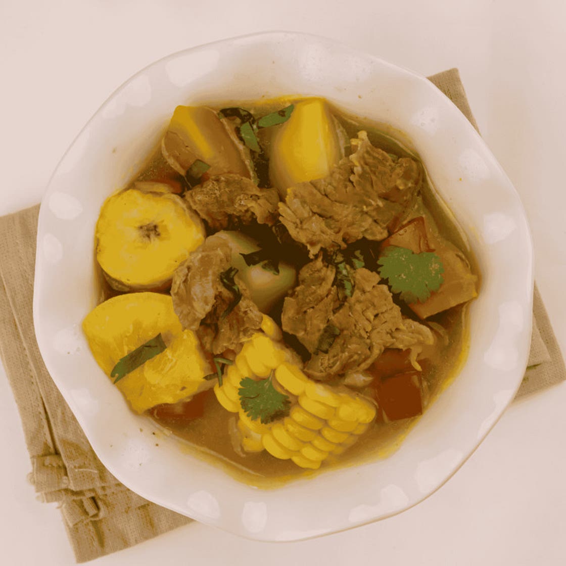 Salvadoran Beef Soup