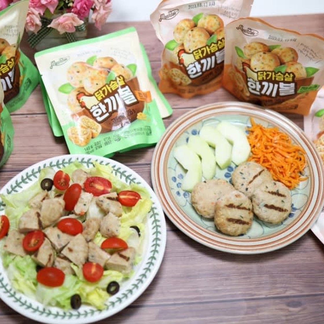 닭가슴살 볼 샐러드