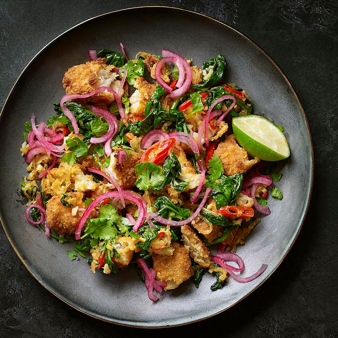 Fish finger bhorta