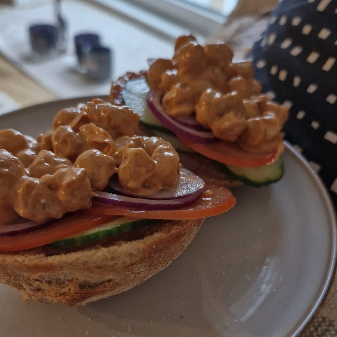 Chickpea Masala Sandwich