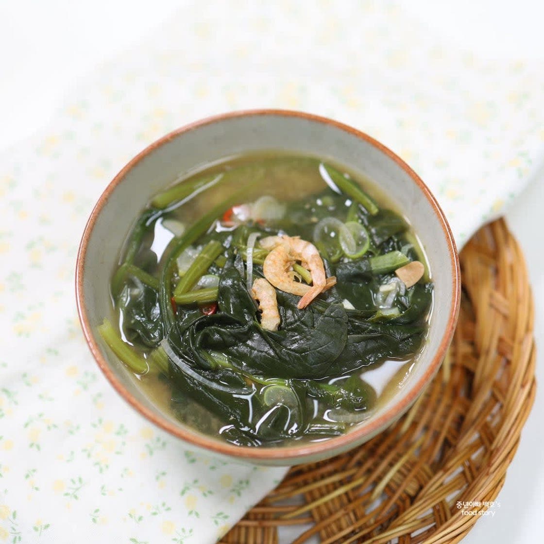 백종원 시금치된장국 만드는법 시금치국 요리