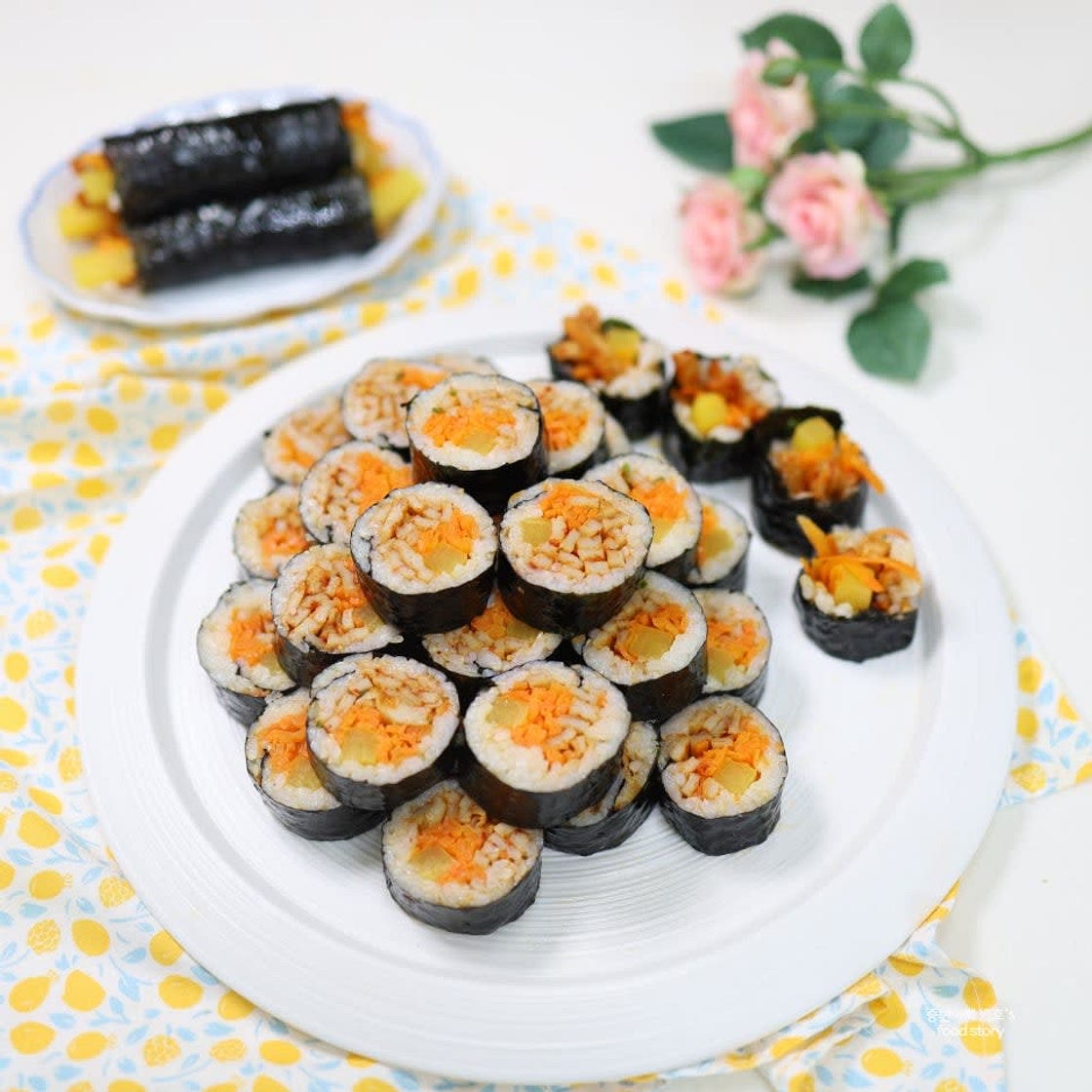 어묵 김밥 맛있게 싸는법 매콤한 백종원 매운어묵김밥 만들기