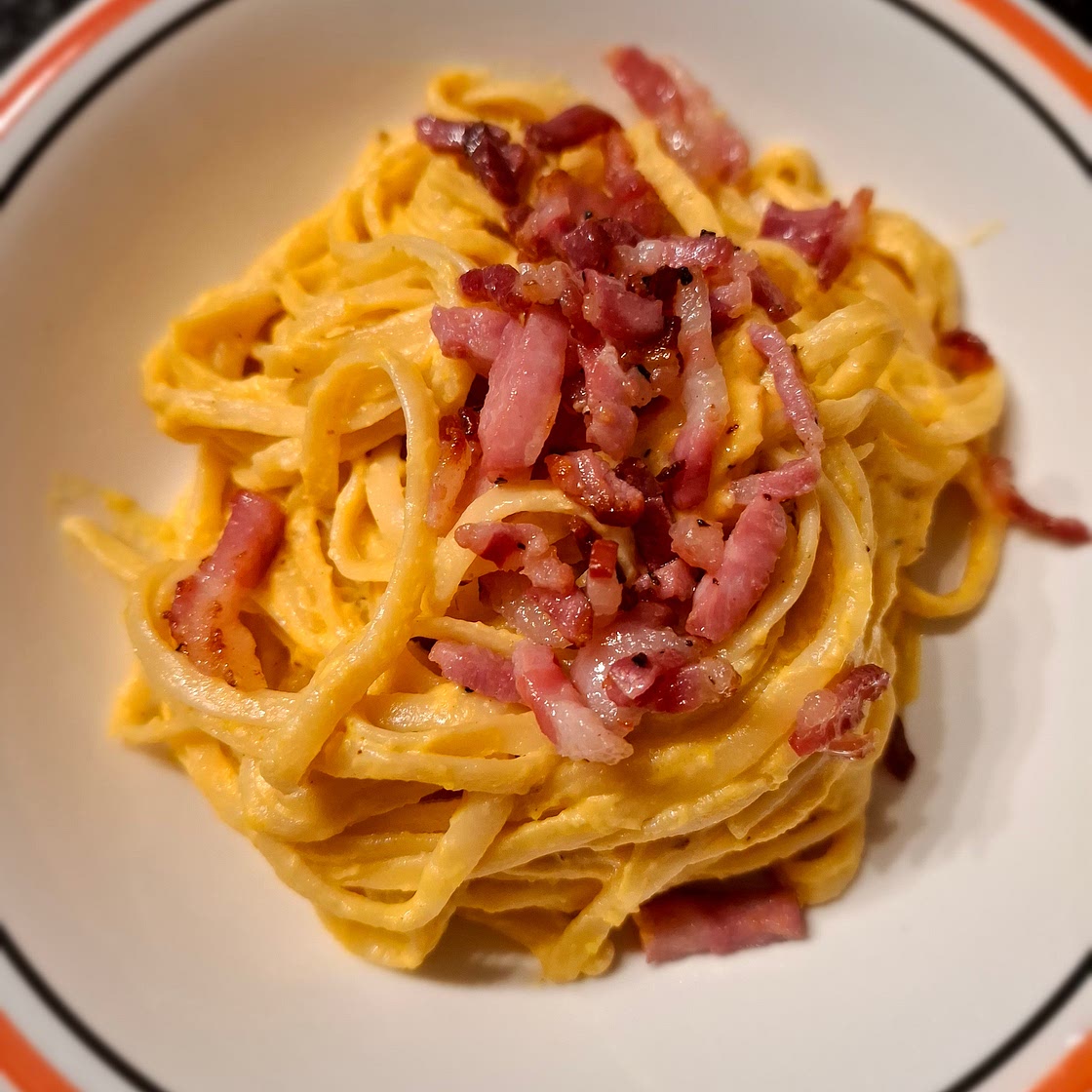 Pâtes à la crème de butternut